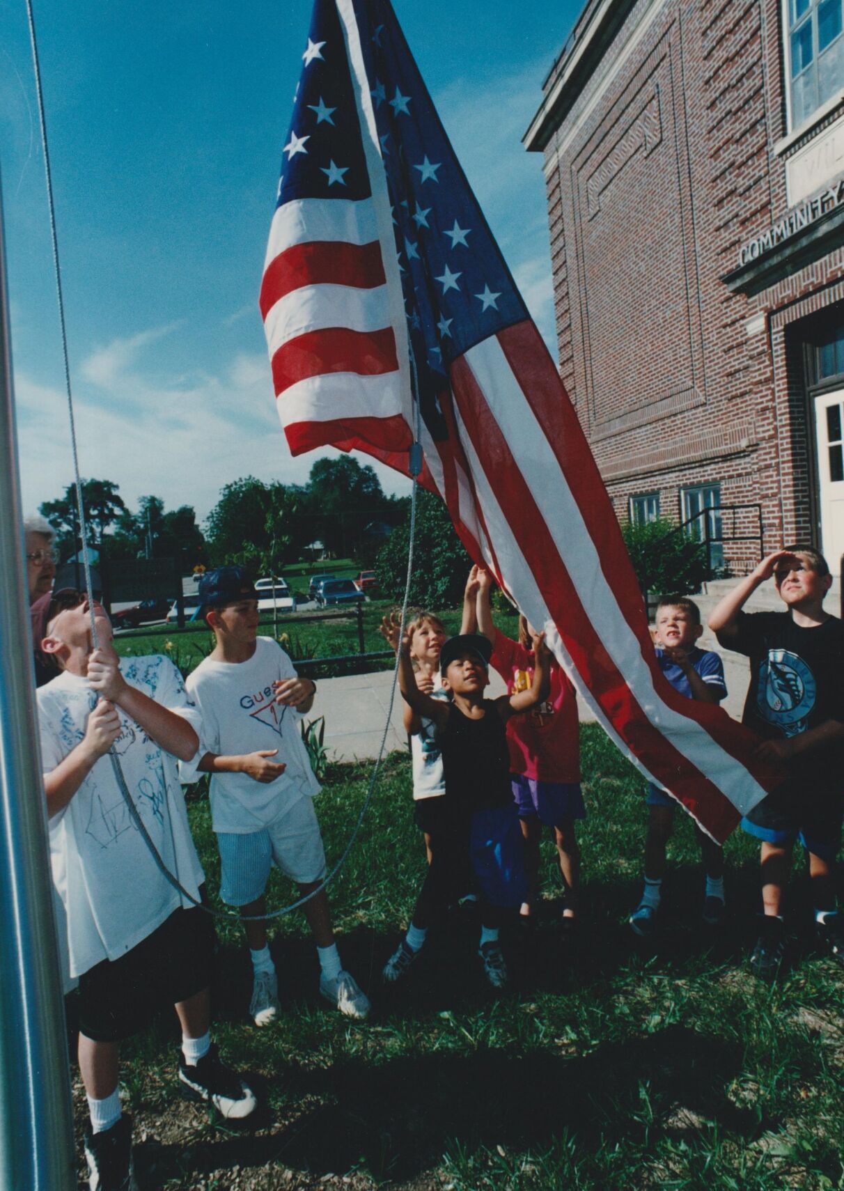 Flag Day at Willard Community Center, 1996